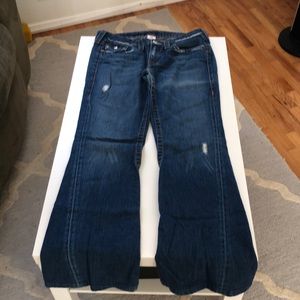 True Religion “Joey” distressed jeans